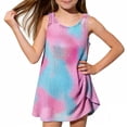thumbnail image 1 of Girls One Piece Swimsuits Size 8 Regular Fit Tropical Stretchable Fabric Upf 50+ Protection Bathing Suits for Kid Girls Adjustable Straps Summer Beach Swimwear, 1 of 5