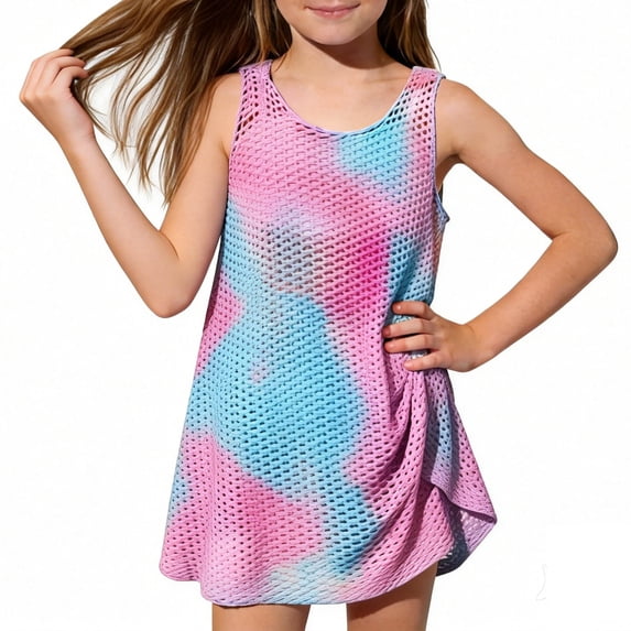 Girls One Piece Swimsuits Size 8 Regular Fit Tropical Stretchable Fabric Upf 50+ Protection Bathing Suits for Kid Girls Adjustable Straps Summer Beach Swimwear