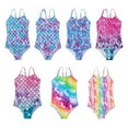 thumbnail image 1 of Girls One Piece Swimsuits UPF 50+ Toddler Girls Swimsuit Kids Bathing Suit for Girls Quick Dry Girls' Swimwear, 1 of 12
