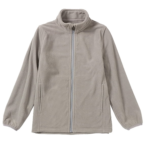 Girls' Outerwear Jackets Kid Boys Soft Fleece Zip up Hoodie with Pockets Long Sleeve Outerwear Warm Coat Oversized Streetwear