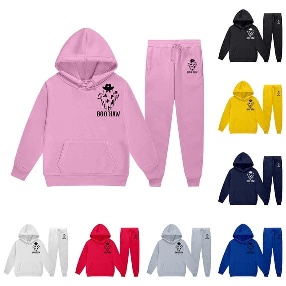 Girls Outfit Printed Cute Sweatshirt Indoor for Girls Breathable Wide Leg Stylish Summer Children Pants Set