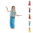 thumbnail image 1 of Girls Outfit Sets Sets for Girls Girl's Cute Dance Children's Dance Show Belly Dance Sequin Mesh Set, 1 of 3