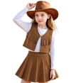 thumbnail image 1 of Girls Outfit,Western Cowboy Style Matching Set For Girls, 1 of 4