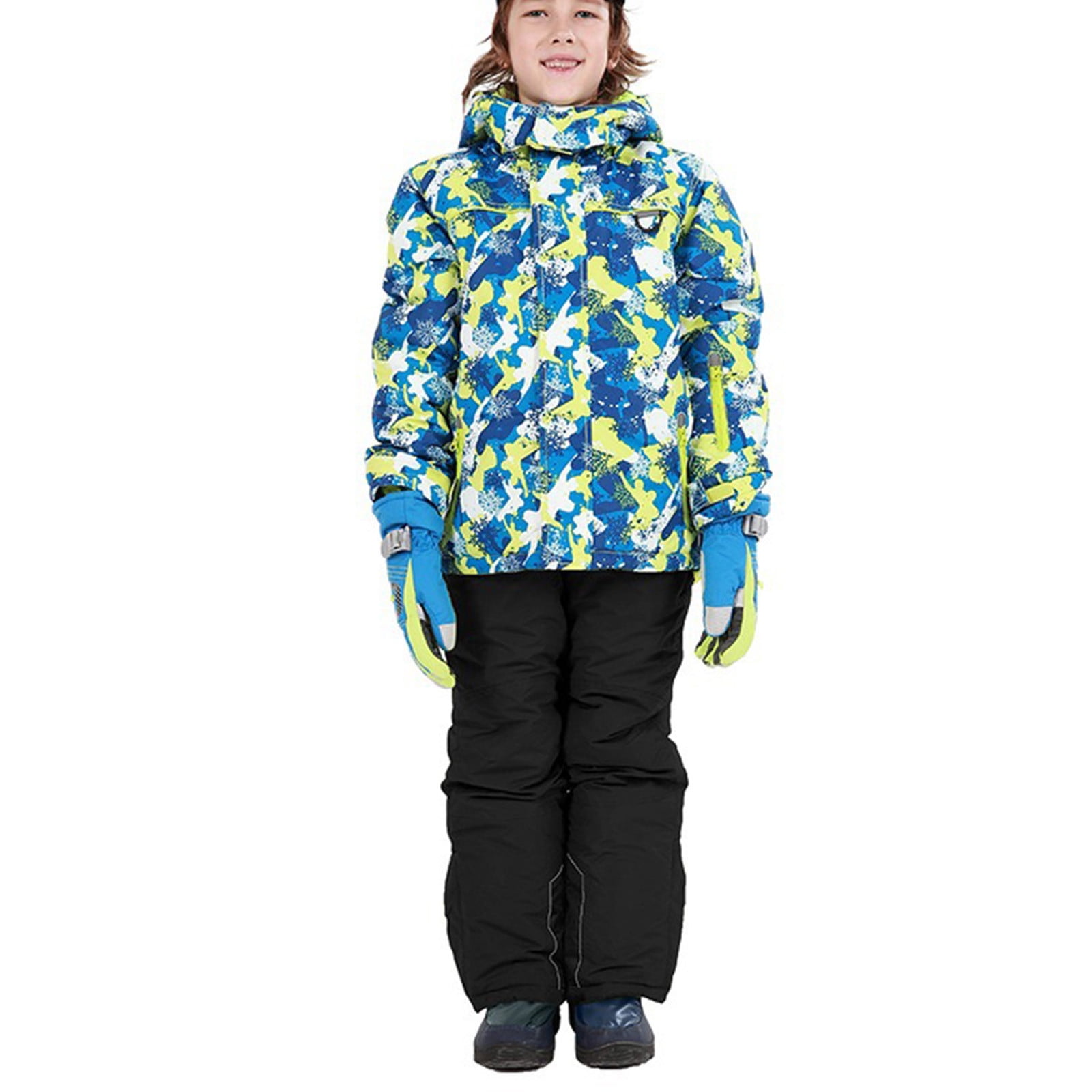 Girls Outfits And Set Kids Boys Girls Ski Jacket Snow Jacket Pants ...
