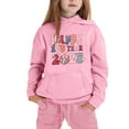 Girls Outfits Children 2025 New Year Printing Casual Comfortable Long