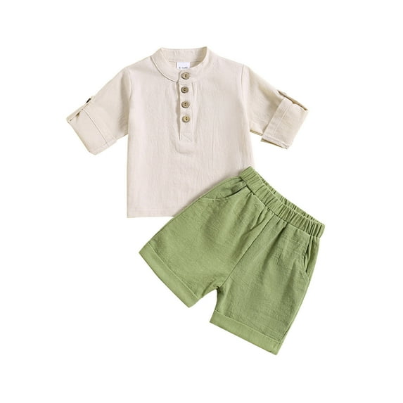 Girls Outfits For Toddler Boys Short Sleeve Solid T Shirt Pullover Tops Shorts Clothes Set