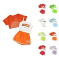 thumbnail image 1 of Girls Outfits Girls Clothing Set Girls Summer Outfits 3 Piece Set Casual Loose Fit Sleeveless Top Shorts Combo For Outdoor Activities Age 8 14 Comfortable Breathable Playwear, 1 of 4