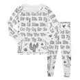 thumbnail image 1 of Girls Outfits Set Children's Sketch Coloring Comfortable DIY Hand Drawn Hoodie Set Unisex Kids Sweatshirt And Pants Outfit 3 -4, 1 of 4
