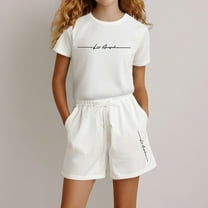 Girls Outfits Sets for Girls Stylish Playwear Trendy Kid's Clothing Casual Daily Wear Comfortable and Versatile Girls' Apparel for Every Occasion