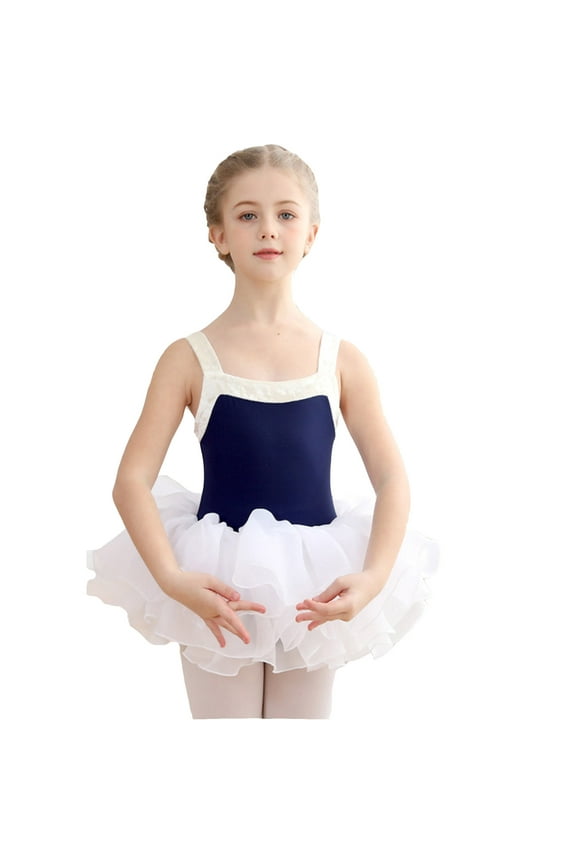 Girls Outfits Suspenders Glitter Dance Ballet Tutu Leotard Ballerina Girls' Clothing Sets