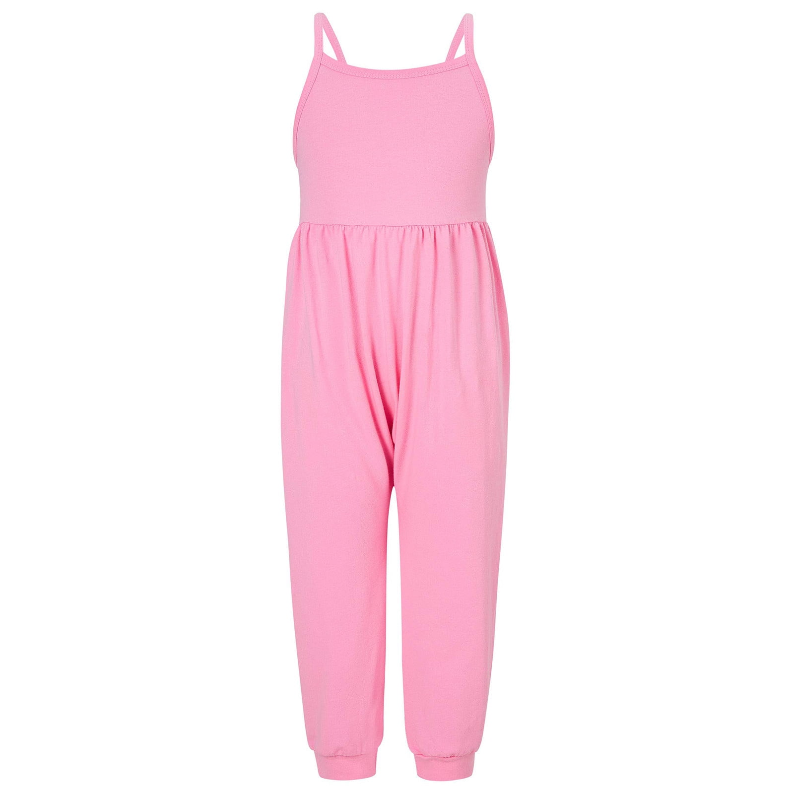 Girls Jumpsuit Sleeveless Rompers for Girls Loose Casual Rompers with ...