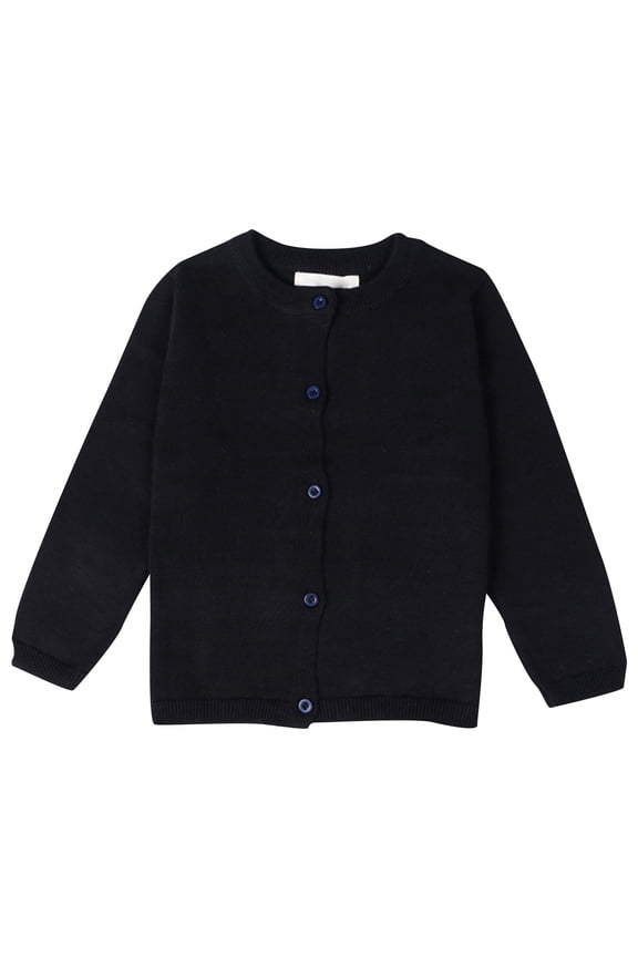 Girls Oversized Cardigan Sweaters Kids Fashion Open Front Long Sleeve Knit Sweater 5-14 Years Black 3