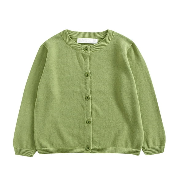 Girls Oversized Cardigan Sweaters Kids Fashion Open Front Long Sleeve Knit Sweater 5-14 Years Light Green 12