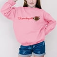 thumbnail image 1 of Girls Oversized Crewneck Sweatshirt Casual Long Sleeve Letter Prints Pullover Tops Children's Fall Winter Clothes Girls' Fashion Hoodies & Sweatshirt,5-6 Years, 1 of 5