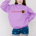 thumbnail image 1 of Girls Oversized Crewneck Sweatshirt Casual Long Sleeve Letter Prints Pullover Tops Children's Fall Winter Clothes Girls' Fashion Hoodies & Sweatshirt,9-10 Years, 1 of 5