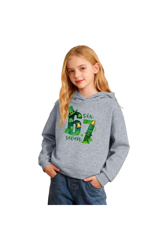 Girls Oversized Hoodie and Sweatpants Set Long Sleeve Casual Loose Fit Activewear for School