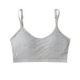 thumbnail image 1 of Girls Padded Training Bra 1 Pack– Crop Cami Training Bras for Girls, Seamless Bra Design with Removable Padding, 1 of 3