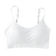 thumbnail image 1 of Girls Padded Training Bra 1 Pack– Crop Cami Training Bras for Girls, Seamless Bra Design with Removable Padding, 1 of 3