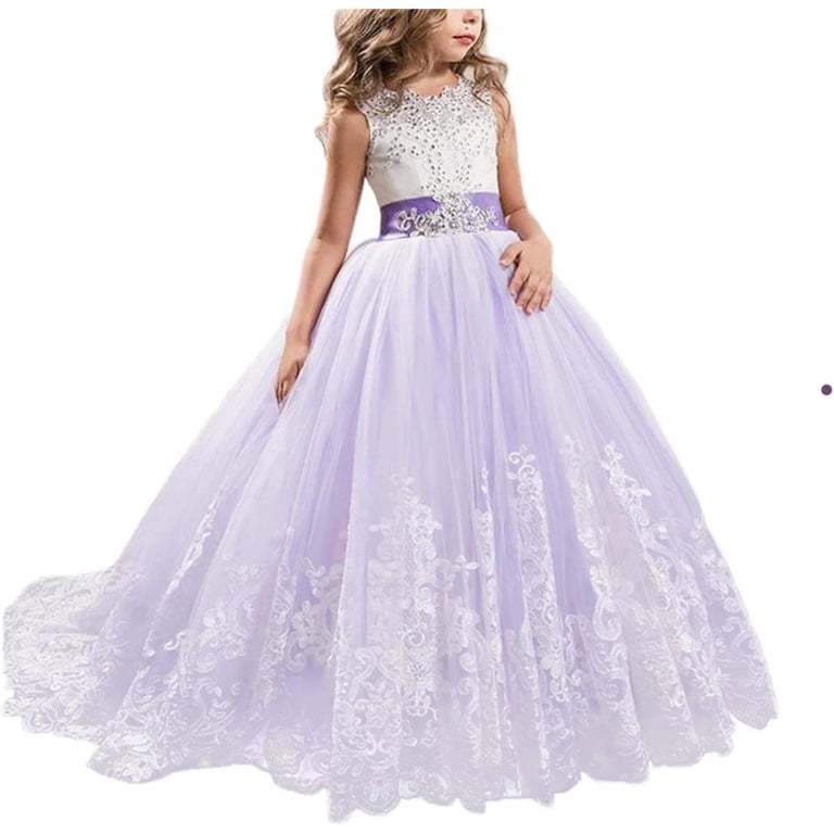 girls luxury dresses LESY LUXURY Girls Turquoise Blue & Gold Lace Party Dress