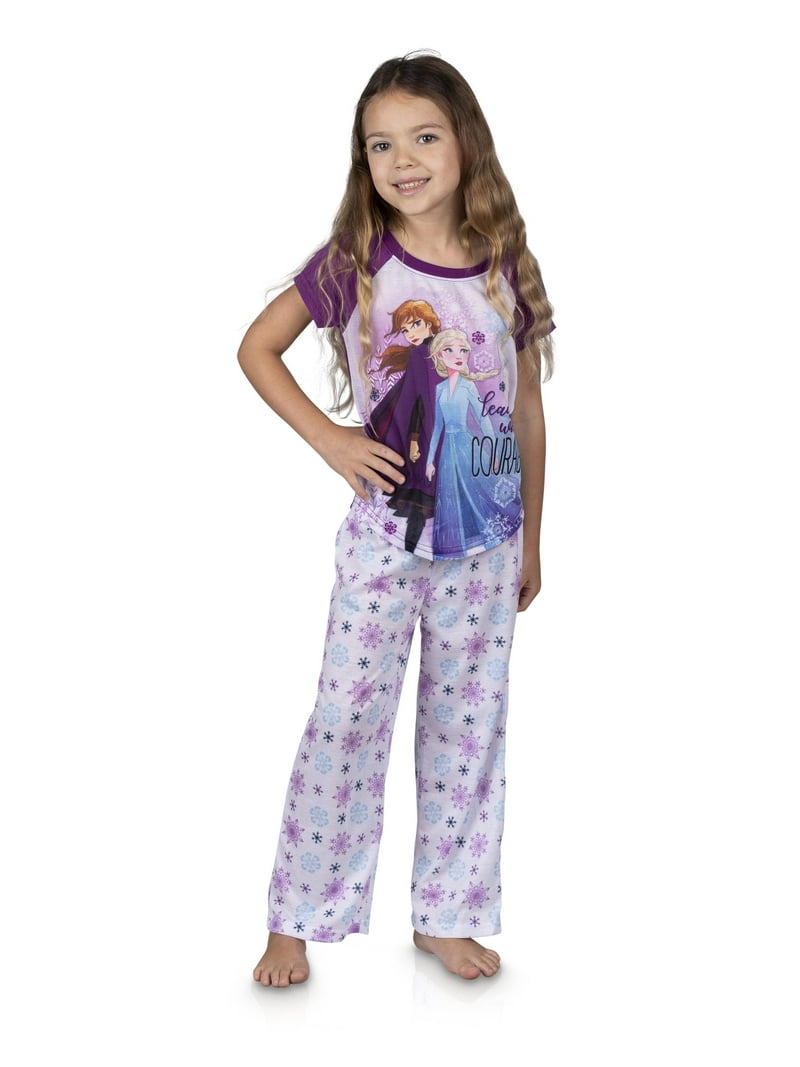 Girls' Pajama Frozen Costume Top and Lounge Pants Sleepwear Set