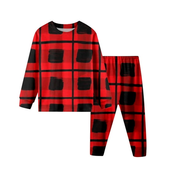 Girls Pajama Sets Cozy Long Sleeve Two-Piece Outfit for Spring Autumn and Winter Seasons Kids Girls Clothes Stylish Clothing Sets 462 Piece Outfits