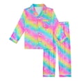thumbnail image 1 of Girls Pajamas Set Sleepwear Toddler Long Sleeve Jammies Kids Sleepwear 3-12 Years, 1 of 2