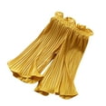 thumbnail image 1 of Girls Palazzo Pants Flowy Ruffle Stretchy Wide Leg Pant High Waisted Elastic Ruched Trousers, 1 of 5