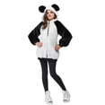 thumbnail image 1 of Girls Panda Hooded Jacket Costume, 1 of 3