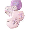 thumbnail image 1 of Girls Panties Cute Comfortable Cartoon Briefs Shorts Pants Cotton Underwear Trunks 4Pcs Girls' Underwear Purple 7 Years-9 Years, 1 of 2