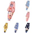 thumbnail image 1 of Girls' Pants Adorable Girls Pants with Cartoon Elastic Waist Autumn Winter Wear for Comfortable Daily Outfit Pink 6-7 Years, 1 of 5