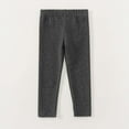 thumbnail image 1 of Girls Pants Autumn Solid Elastic Waist Sweatpants Leggings Warm Pull On for Baby Toddler Size 7-8 Years, 1 of 3