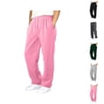 thumbnail image 1 of Girls Pants Back To School Clothes for Teen Girls - Stylish Casual Wide Leg Sweatpants for Everyday Use Comfortable Stretchy Jogger Pants for Girls for Spring and Summer Outdoor Activities, 1 of 8