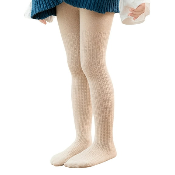 Girls Pants Back To School Clothes for Teen Girls Toddler Kids Baby Girls Cotton Warm Full Leggings Knitted Tights Pantihose Stretchy Basic Full Length Pants Pantyhose For Spring Autumn Stocking