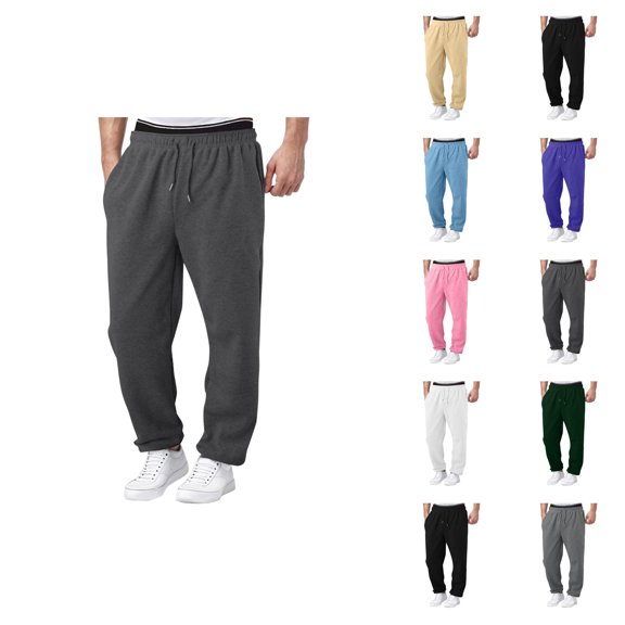 Girls Pants Boys Baggy Cargo Sweatpants Straight Wide Leg Open Bottom Drawstring Elastic Waist Workout Athletic Joggers Sweat Pants