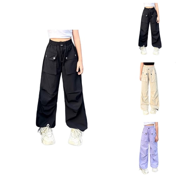 Girls Pants Casual Pants for Girls Casual Trousers for Kids Comfortable Everyday Wear Summer Spring Outfit for Ages 4 to 14
