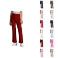 thumbnail image 1 of Girls Pants Casual Pants for Girls Kids Dress Pants High Stretchy Zipper Style with Pockets for Daily Leisure School Outdoor Activities Ages 5 to 16, 1 of 9