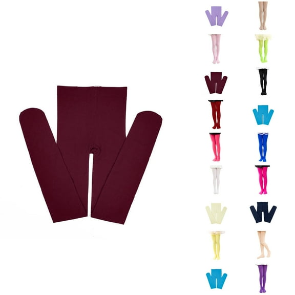 Girls Pants Casual Pants for Girls Toddler Kids Baby Girls Leggings Stretchy Basic Full Length Ballet Dance Pantihose For Spring Summer Stocking