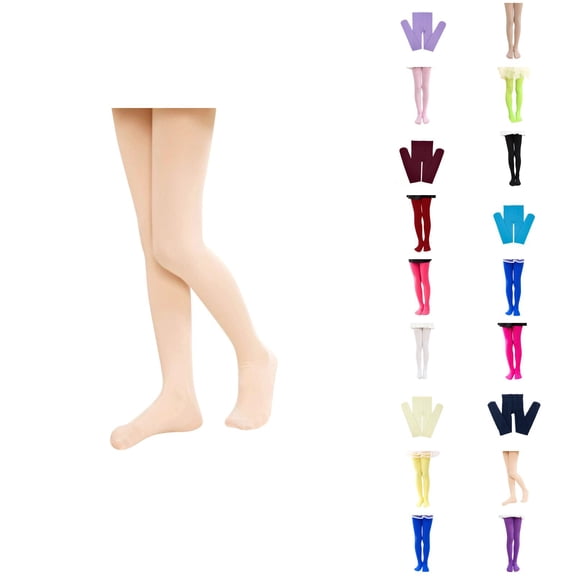 Girls Pants Casual Pants for Girls Toddler Kids Baby Girls Leggings Stretchy Basic Full Length Ballet Dance Pantihose For Spring Summer Stocking