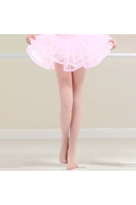 Girls Pants Dance Thin Stretchy Ballet Tights Soft Performance Leggings Bottoms