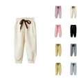 thumbnail image 1 of Girls Pants Girls' Fashion Kids Sweatpants Comfortable Casual Athletic Trousers with Drawstring and Pockets for Active Children, 1 of 4