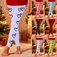 thumbnail image 1 of Girls Pants Girls Fashion Print Tapered Athletic Jogger Pants Stretchable Soft Green 3-4 Years, 1 of 6