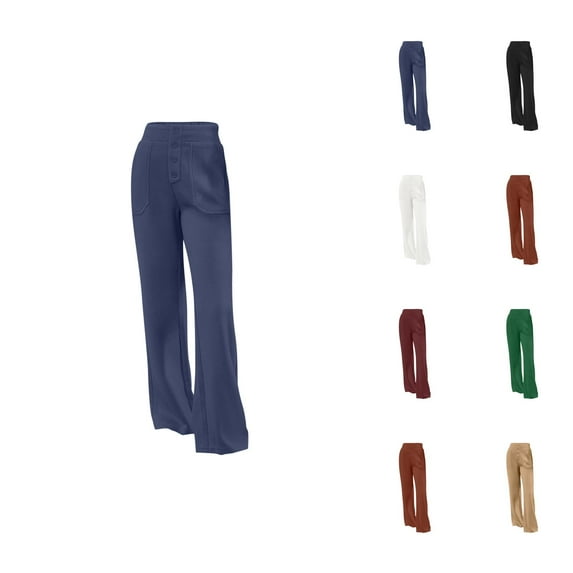 Girls Pants Girls Fashion Stylish - Tween Girls Straight Pants School Stretchy Leggings for Ages 5 to 14