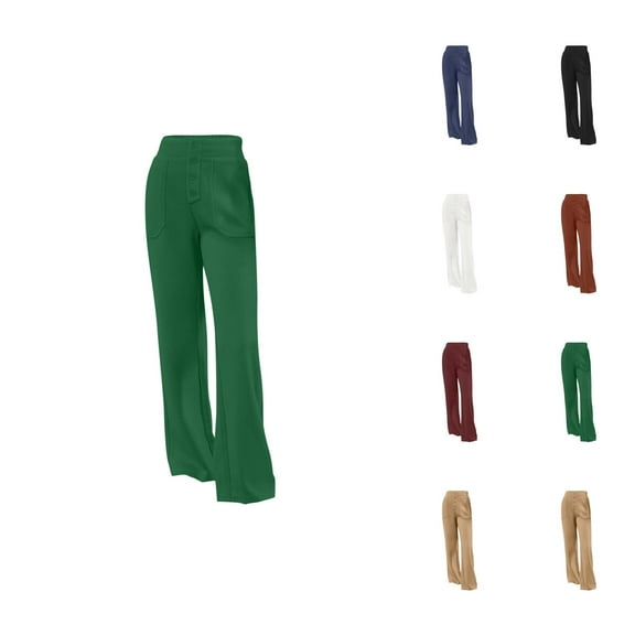 Girls Pants Girls Fashion Stylish - Tween Girls Straight Pants School Stretchy Leggings for Ages 5 to 14