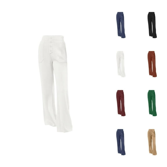 Girls Pants Girls Fashion Stylish - Tween Girls Straight Pants School Stretchy Leggings for Ages 5 to 14