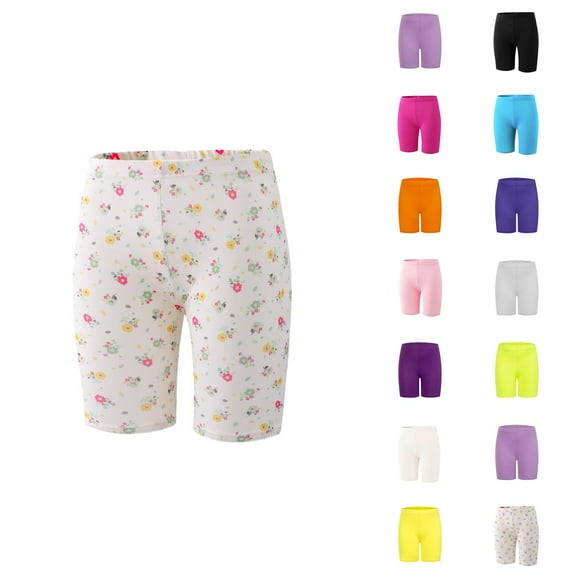 Girls Pants Girls Fashion Summer Shorts Elastic Waist Casual Comfortable Play Outfit Toddler Kids Athletic Breathable Soft for Outdoor Daily Use