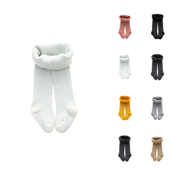 Girls Pants Girls' Fashion Toddler Kids Baby Lined Warm Full Leggings Pantyhose Stretchy Basic Full Length Pants for Winter Stocking