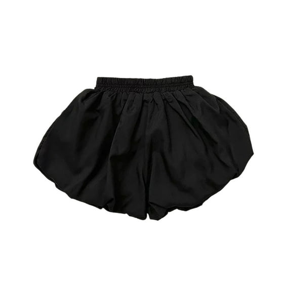 Girls' Pants Girls Summer Shorts for Toddlers and Kids Elastic Waist Comfortable Outdoor Play Short Pants for Baby to 5 Years Athletic Shorts for Girl(Color:Black,Size:4-5 Years)