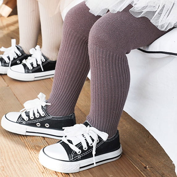 Girls Pants Kids Children Solid Stocking Panty-Hose Tight Bottoms