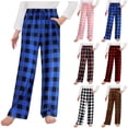 thumbnail image 1 of Girls Pants Kids Relaxed Soft Loungewear Long Pants Home Outdoor Wear 11-12 Years, 1 of 4