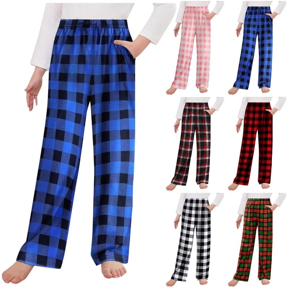 Girls Pants Kids Relaxed Soft Loungewear Long Pants Home Outdoor Wear 11-12 Years